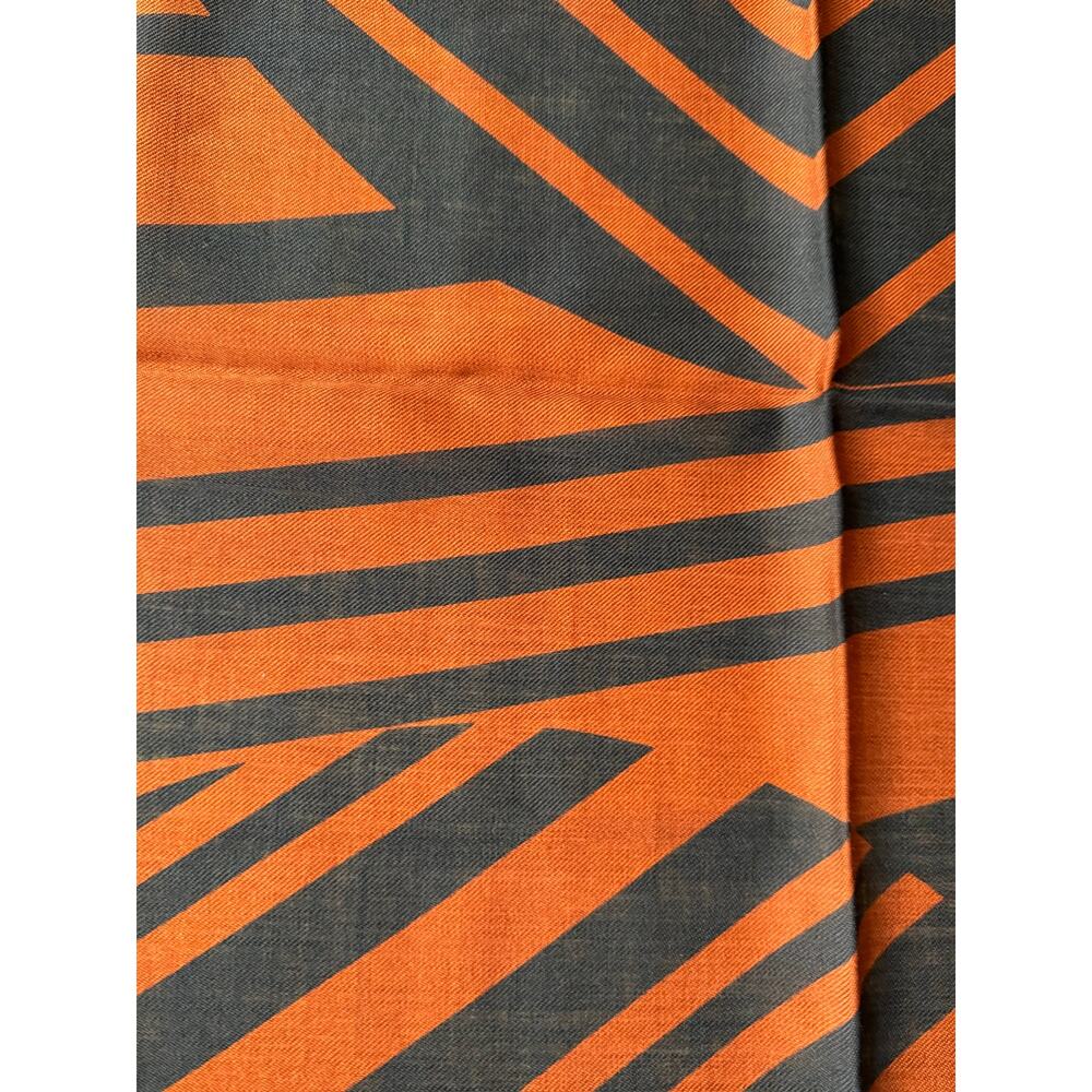 SFMoMA Museum Store Hiroko Kapp 100% Wool Geometric Scarf 35x35 Wearable Art - Picture 3 of 5